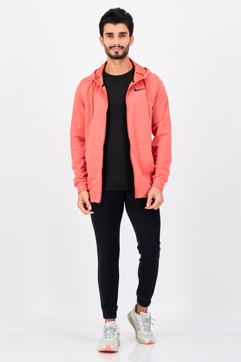 Nike هودي خارجي للرجال بأكمام طويلة بتقنية دري-فيت، أحمر - Image 4