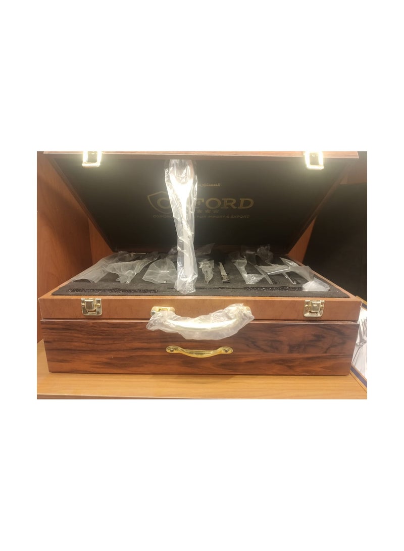 Oxford 86-piece set of spoons and forks, Oxford gold MD-028SM