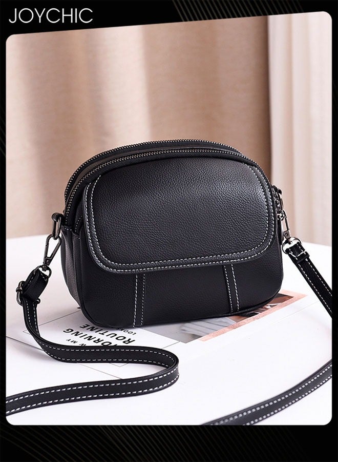 Joychic حقيبة كتف نسائية جلدية مقاومة للماء ومقاومة للاهتراء، حقيبة صغيرة خفيفة الوزن للنساء مع أحزمة قابلة للتعديل - Image 2