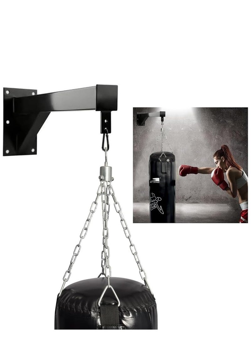 سكاي لاند حامل الحائط الثقيل لكيس اللكم EM-1877 | علاقة ملاكمة جدارية للأكياس الثقيلة | دعم فولاذي قوي | مثالي للتدريب على الكيك بوكسينغ، وفنون القتال المختلطة (MMA) وصالة الألعاب الرياضية المنزلية - Image 2