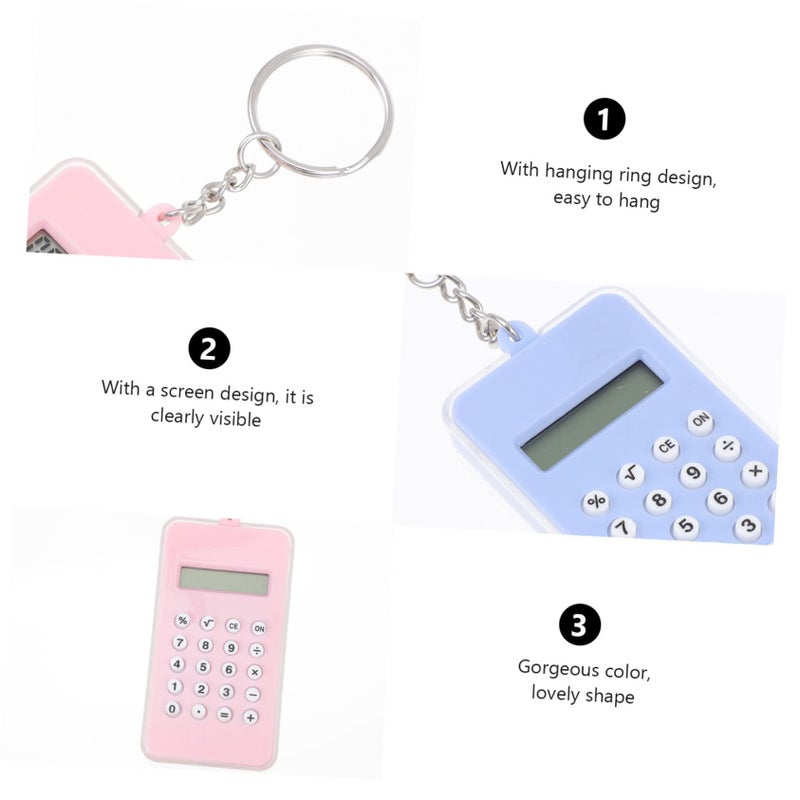 Mathematical Calculator Pendant Keychain 2 Piece Set For Classroom Decor - Image 5
