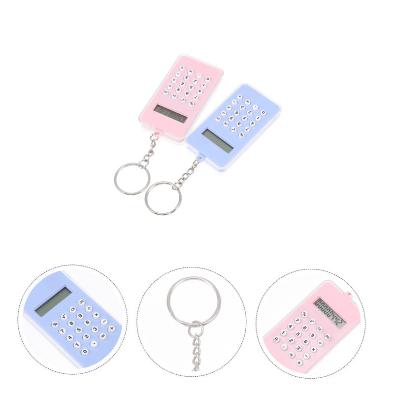Mathematical Calculator Pendant Keychain 2 Piece Set For Classroom Decor - Image 4