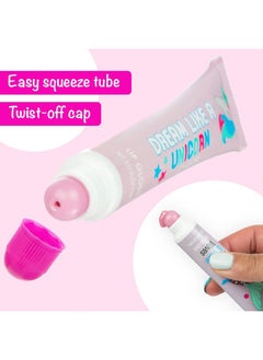Expressions 24pc Flavored Lip Gloss for Kids and Teens - Unicorn Themed Lip Gloss in Assorted Fruity Flavors, Unicorn Gifts for Girls, Teen Girls Party Favors, Non Toxic Makeup  - Image 5