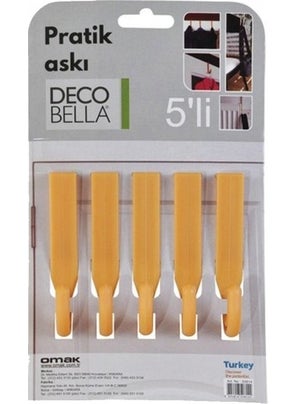 OMAK Decobella Grande Practical Hanger 5-pack  - Image 1