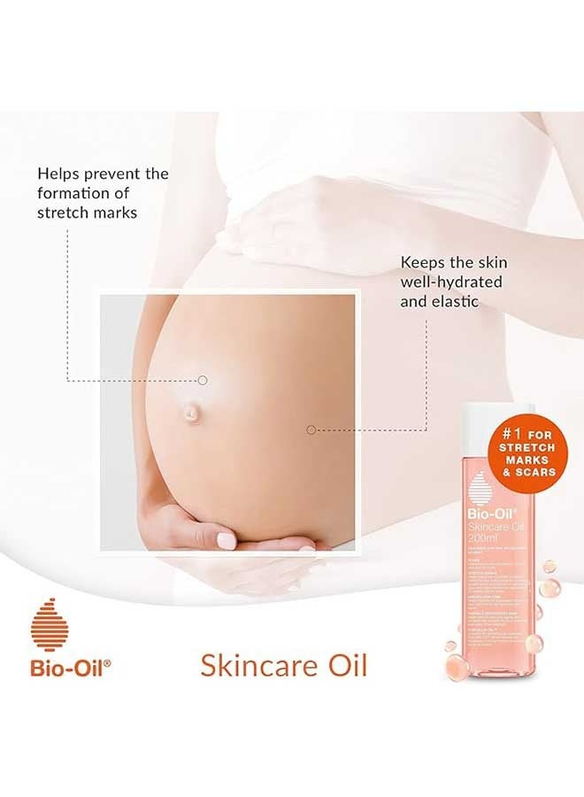 Bio-Oil Skincare Body Oil 200mL, Vitamin E Serum for Improve Scars/Stretch Marks/Skin Tone, Moisturizing and Firming Skin Massage Essential Oil - Image 3