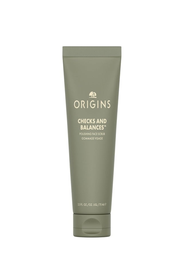 Origins Checks and Balances Polishing Face Scrub | Gently Exfoliates to Smooth Skin & Visibly Minimize Pores | With Bamboo, 2.5 Fl Oz - Image 1