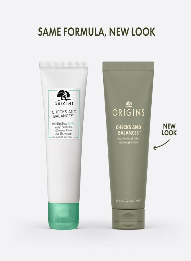 Origins Checks and Balances Polishing Face Scrub | Gently Exfoliates to Smooth Skin & Visibly Minimize Pores | With Bamboo, 2.5 Fl Oz - Image 2