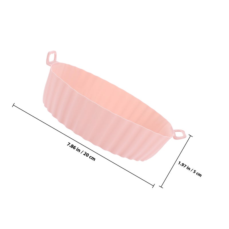 2Pcs Household Air Fryer Liner Kitchen Air Fryer Mat Multi-Function Air Fryer Basket - Image 2