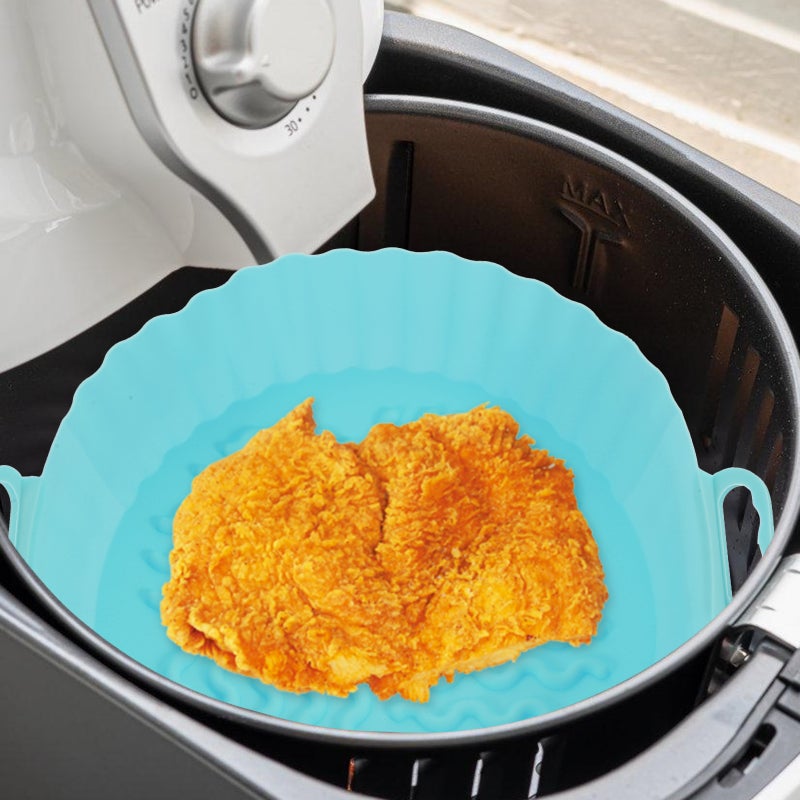 2Pcs Household Air Fryer Liner Kitchen Air Fryer Mat Multi-Function Air Fryer Basket - Image 4