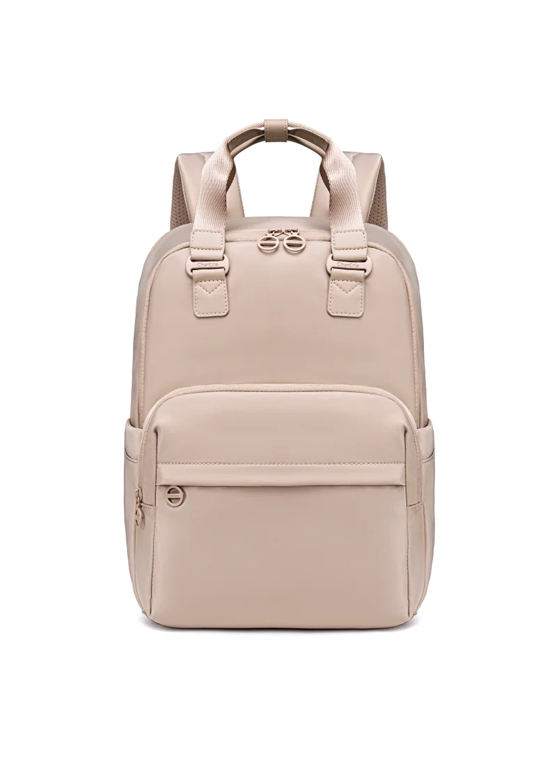 شانتريا حقيبة ظهر نايلون فاخرة للنساء مقاومة للماء متعددة الوظائف مضادة للسرقة للاستخدام اليومي والمكتبي والمدرسي والجامعي