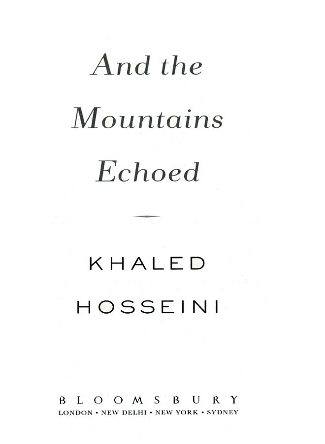 And The Mountain Echoed - Image 3