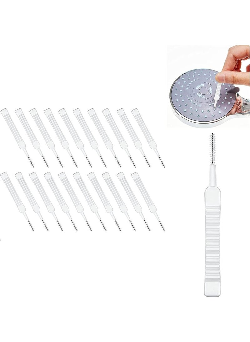 20 pcs Small Cleaning Brushes, Shower Head Cleaning Brush, Multifunctional Gap Cleaning Brush, Mobile Phone Hole Cleaning Brush, Nylon Nozzle Cleaning Brush, Car Window Hole, Suction Cup, Set of 20 - Image 1