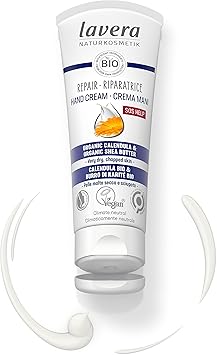 lavera كريم يد لافيرا للإصلاح عضوي من كاليندولا وزبدة الشيا SOS لليدين المتوترة حماية طويلة الأمد نباتي عضوي 1 × 75 مل - Image 3