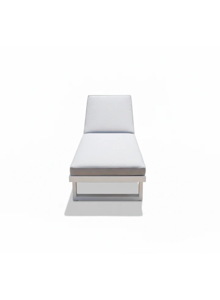 Aluminum Outdoor Sunbeds with Cushions