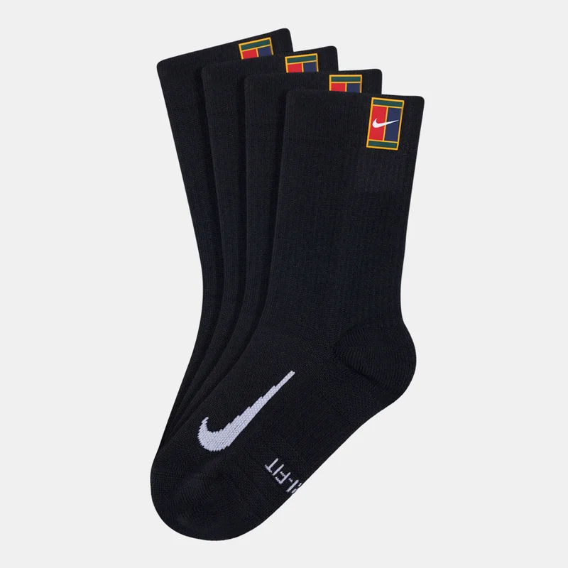 Nike Court Multiplier Cushioned Tennis Crew Socks (2 Pack)