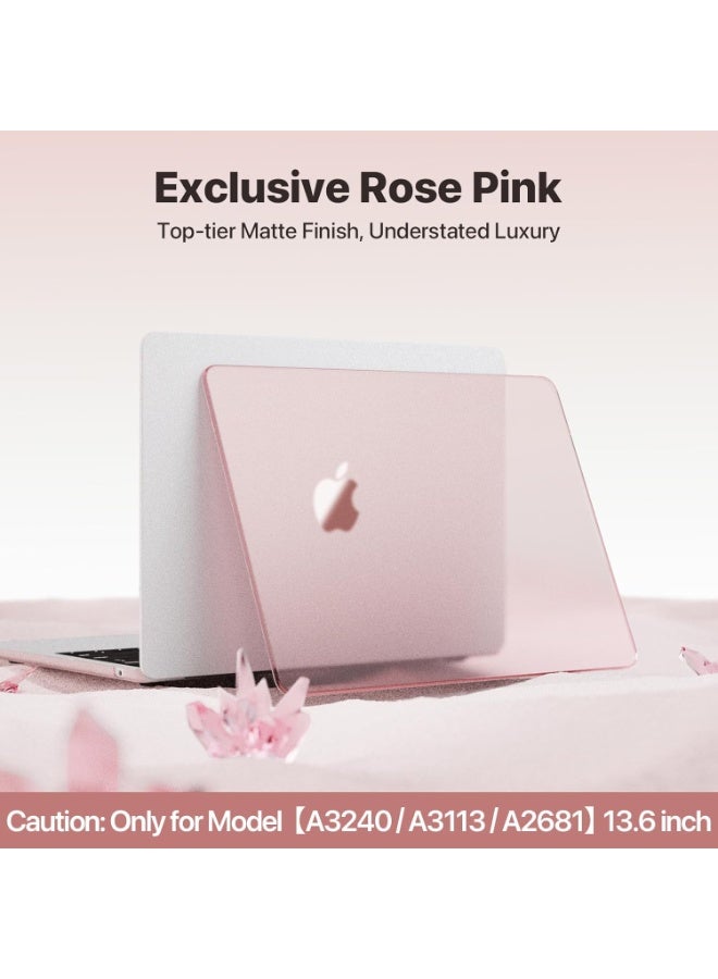 Compatible with MacBook Air 13.6 inch Case M4 M3 M2 2025 2024-2022 Release 【100% Match Official Color】 【Ultra Thin Armor】 Protective Hard Shell Matte Cover A3240 A3113 A2681 - Image 5
