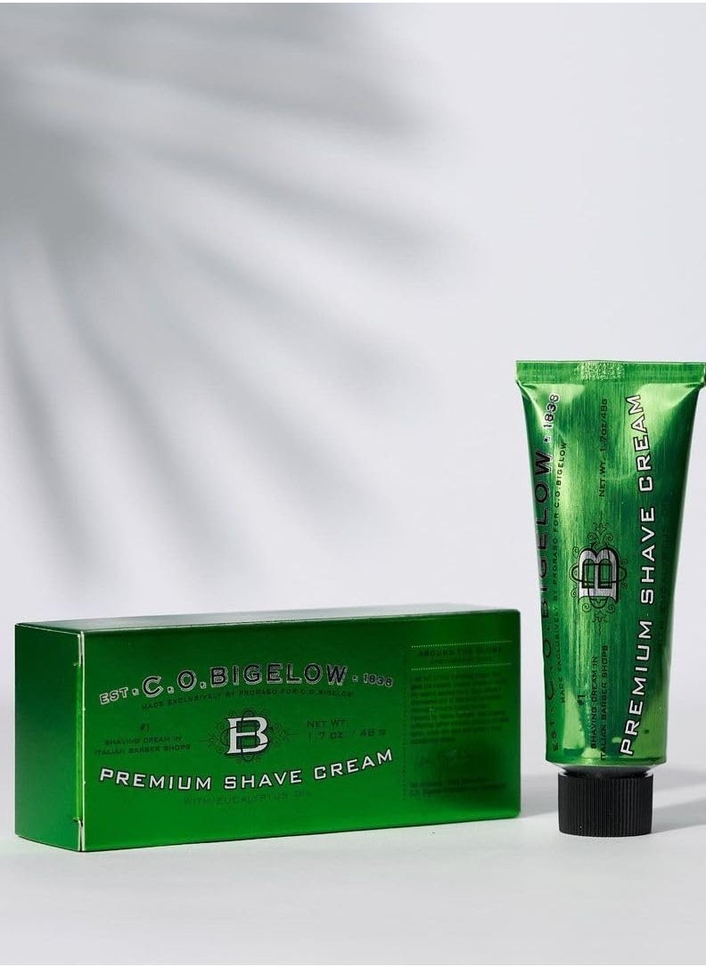 C. O. Bigelow C.O. Bigelow Shaving Cream for Men, Premium Shave Cream, 5.2 Oz. with Eucalytpus & Coconut Oil to Protect Against Razor Burn and Irritation, For All Skin Types  - Image 2