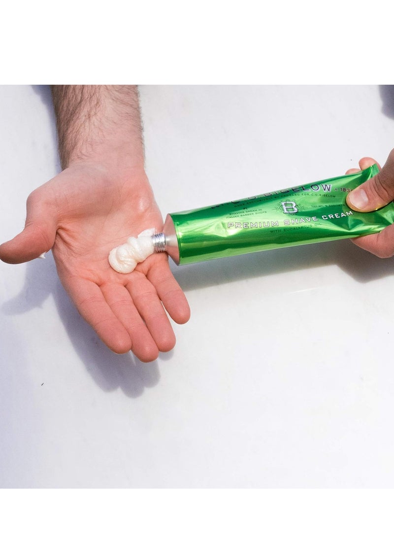 C. O. Bigelow C.O. Bigelow Shaving Cream for Men, Premium Shave Cream, 5.2 Oz. with Eucalytpus & Coconut Oil to Protect Against Razor Burn and Irritation, For All Skin Types  - Image 3
