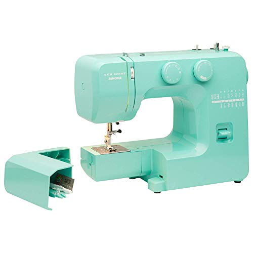 Janome Arctic Crystal Easy-to-Use Sewing Machine with Interior Metal Frame, Bobbin Diagram, Tutorial Videos, Made with Beginners in Mind for Garments, Patchwork, Light Quilting - Image 1