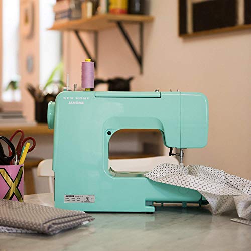 Janome Arctic Crystal Easy-to-Use Sewing Machine with Interior Metal Frame, Bobbin Diagram, Tutorial Videos, Made with Beginners in Mind for Garments, Patchwork, Light Quilting - Image 4