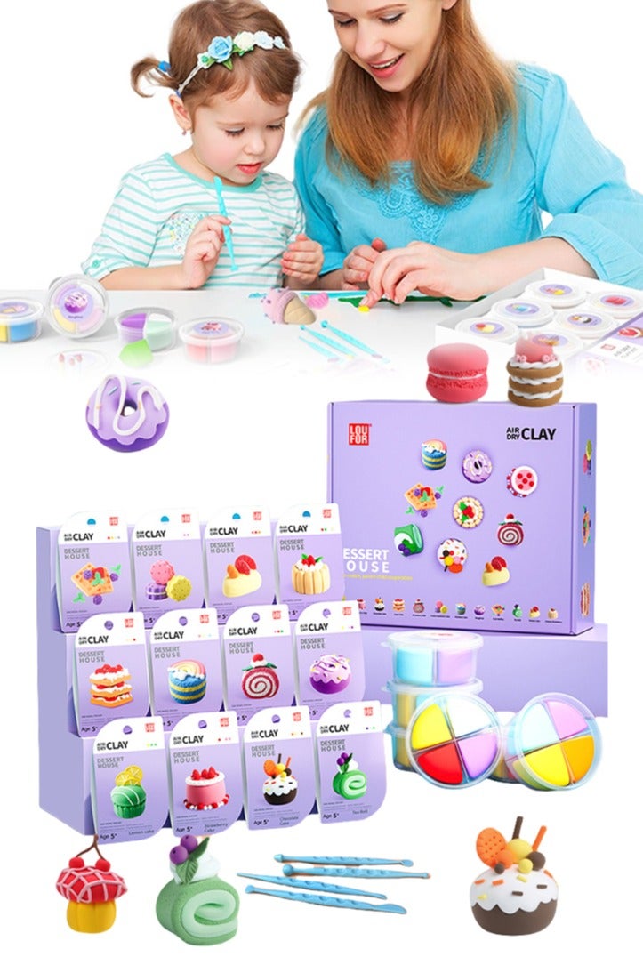 48 Color Foam Clay Toys for Kids, Ice Cream Maker Machine Color Playdough Playset,DIY Plasticine for Children Education, Quality Material, for Girls Boys Age 3+ - Image 1