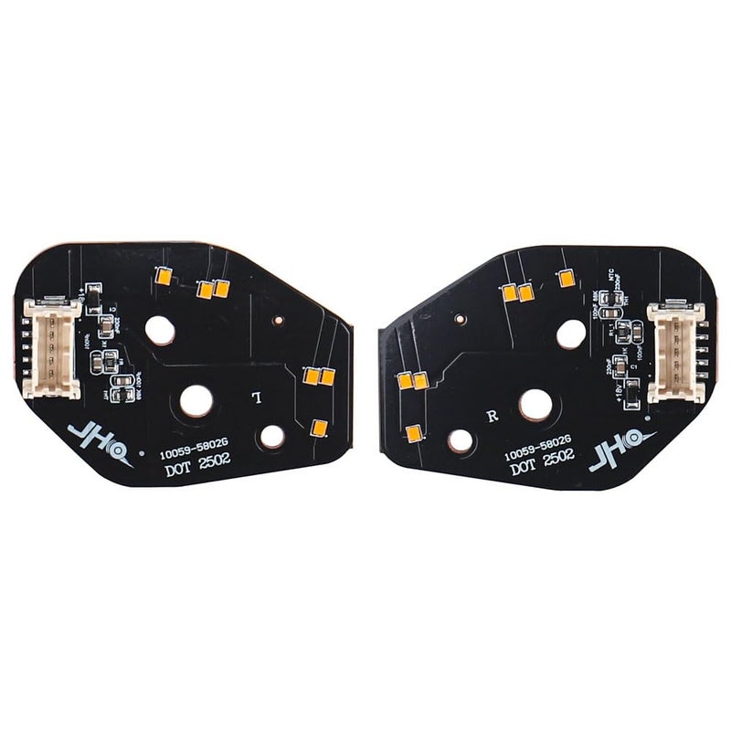 JHO Amber DRL Lights Module Front Headlights Frame White Color Changing to Amber Add Functional Unit For Ford Ranger T9 Lariat Raptor 2023 2024 2025 Daytime Running Lights CE Approved