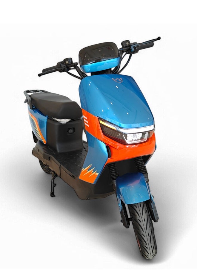 Wind Horse - Electric Scooter with 1500W Motor, 60V 20Ah Battery, 60km/h Max Speed, 50km Range, Carbon Alloy Frame, Remote Lock, Under-Seat Storage, 14-Inch Tires, Disc Brakes, 3-Speed Modes - Image 1