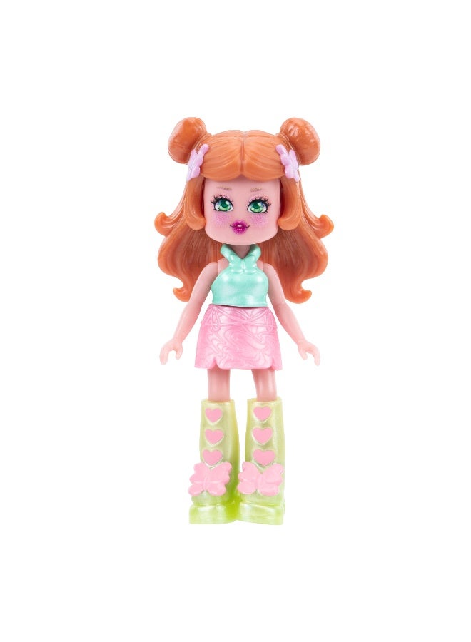 Royale High Core Deluxe 3-Inches Doll Figure with Accessories - Nature Fairy  | Exclusive Virtual Item Code Included | Collectible Figure | Fashion Doll | For Fans, Gamers & Collectors! | Official Licensed Product - Image 5