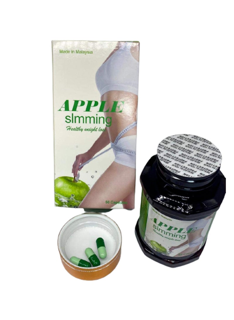 BEAUTY AMBITION - Apple Slimming Healthy Weight Loss 50 Capsules - Image 1