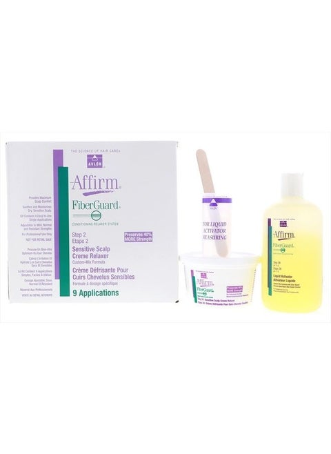 Affirm Fiberguard Sensitive Scalp Relaxer 9 Kit