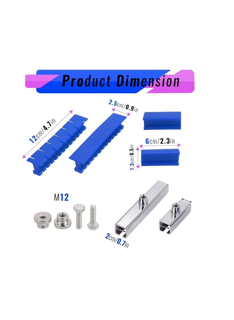 Excefore Dent Repair Removal Tool Kit , Nylon Auto Body Dents Removal Pulling Tabs Kit, Adhesive Blue Glue Tabs Auto Dent Removal Tools (Dark-Blue)  - Image 2