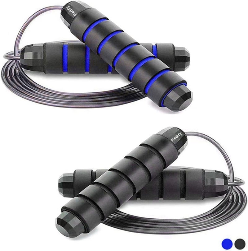 Redify Jump Rope,Jump Ropes for Fitness for Women Men and Kids,Speed Jumping Rope for Workout with Ball Bearings,Adjustable Skipping Rope for Exercise&Slim Body at Home School Gym - Image 1
