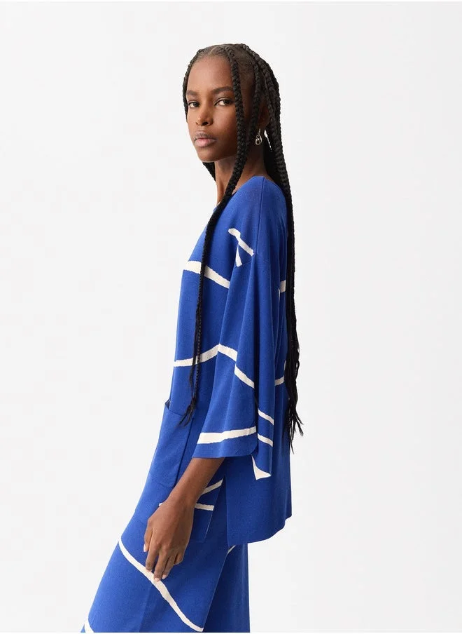 PARFOIS Jacquard Knit Sweater