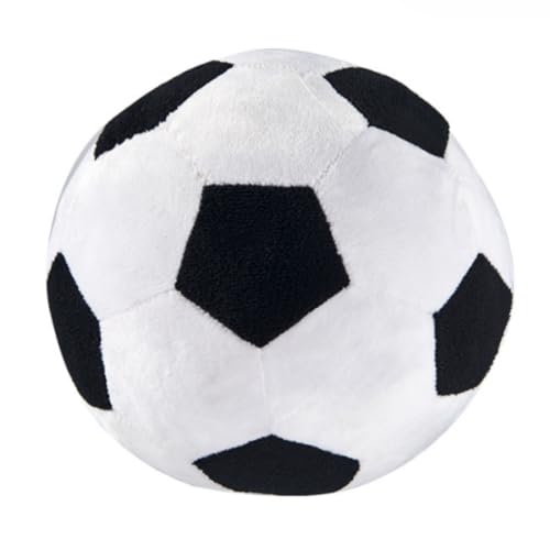 OPHRBU Soccer Ball Sports Pillow Fluffy Soft Throw Pillow Toy 9 Orbicular Durable Sport Soccer Ball Plush ToysPlush Pillow Toys Gift for Kids Boy Girls Children Room Decoration - Image 1
