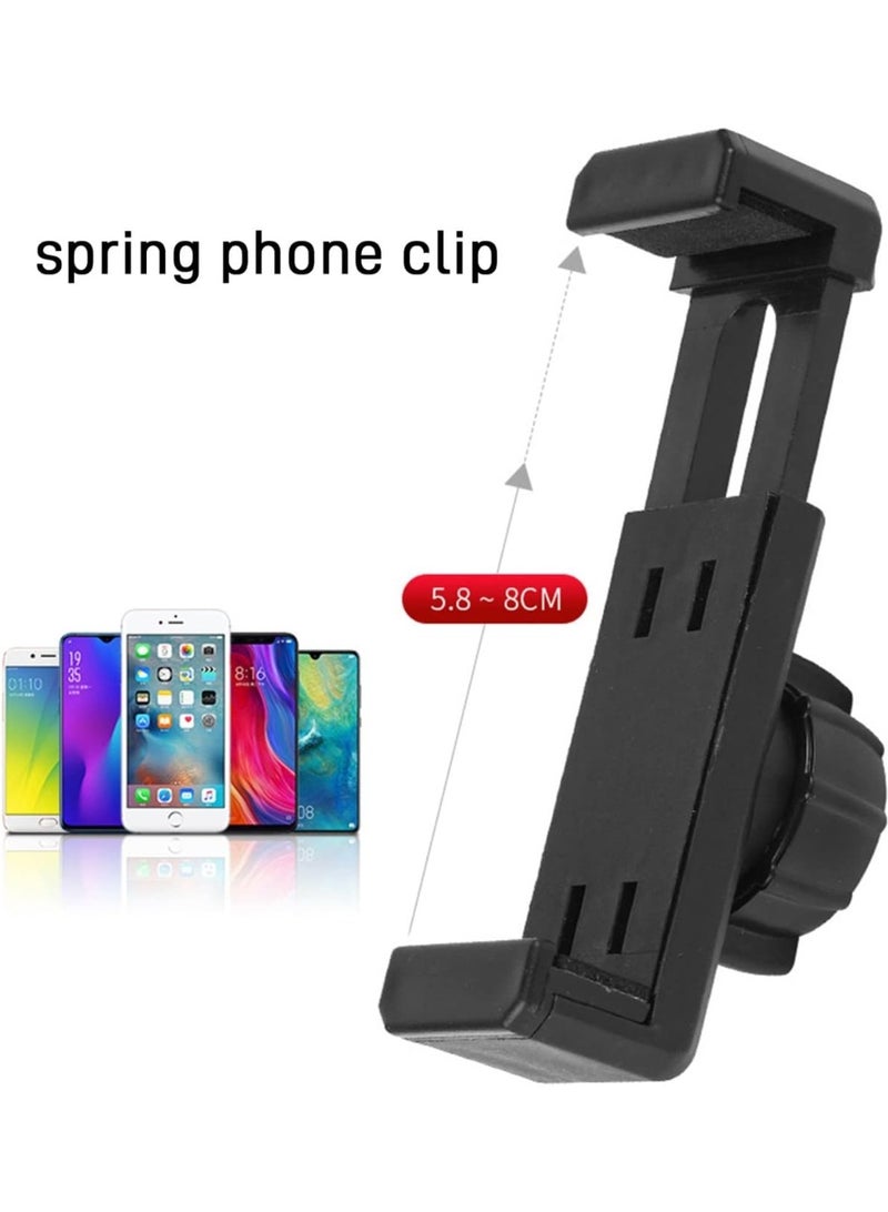 Bukela 6 Inch Selfie Ring Light with Tripod Stand Dimmable Led Camera Ring Light and Phone Holder for Live Stream Makeup YouTube Video Compatible with iPhone Android Remote - Image 3