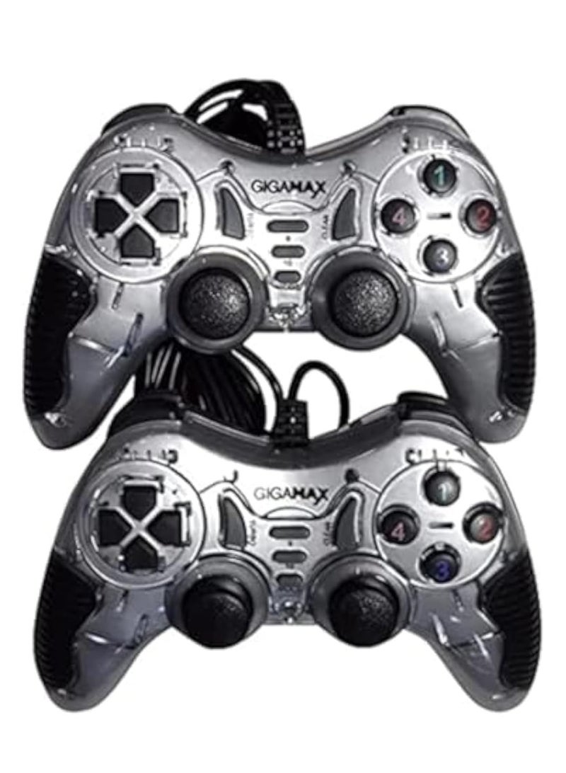 - Set of 2 USB Joysticks - Grey,