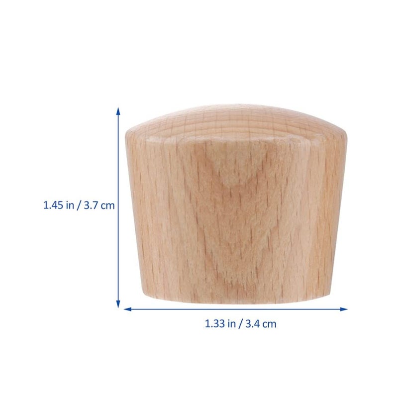 Wooden Pot Lid Handles 3 Pack Light Color Replacement Knobs For Cookware Covers - Image 5