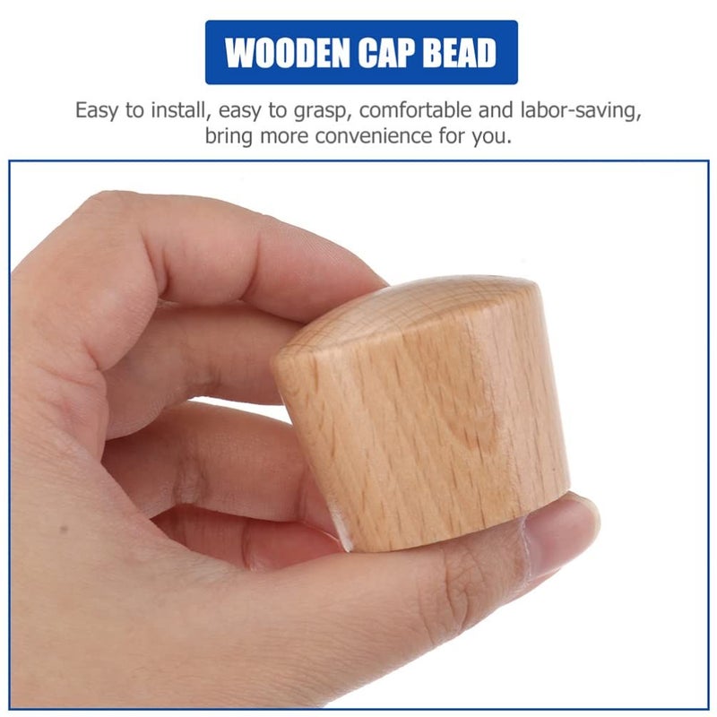 Wooden Pot Lid Handles 3 Pack Light Color Replacement Knobs For Cookware Covers - Image 4