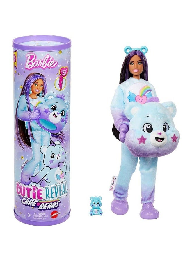 Barbie Cutie Reveal Care Bears Series 2 Dream Bright Bear Doll Playset - Image 2