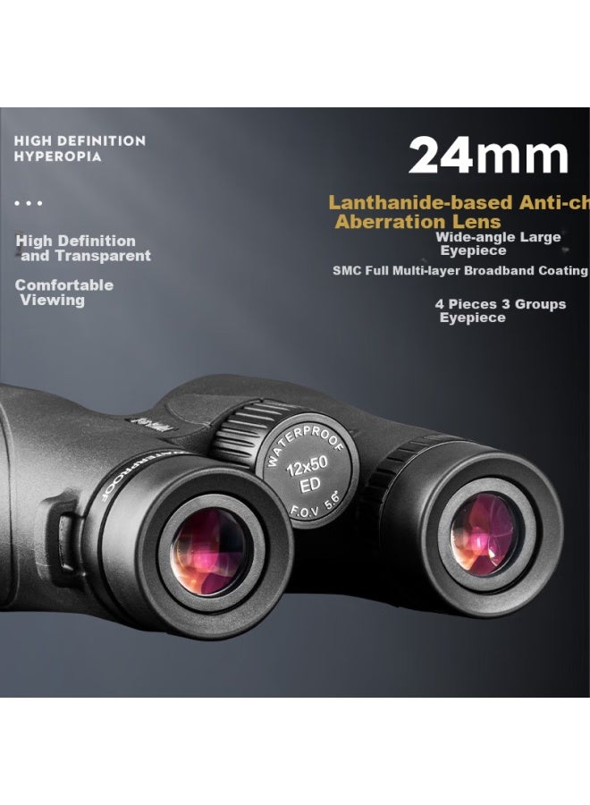Panda Telescope High Magnification Hd Professional Military Low-light Night Vision Bee-hunting Bird-watching Lanthanum Series Ed Lens Nitrogen-filled Waterproof - Image 5