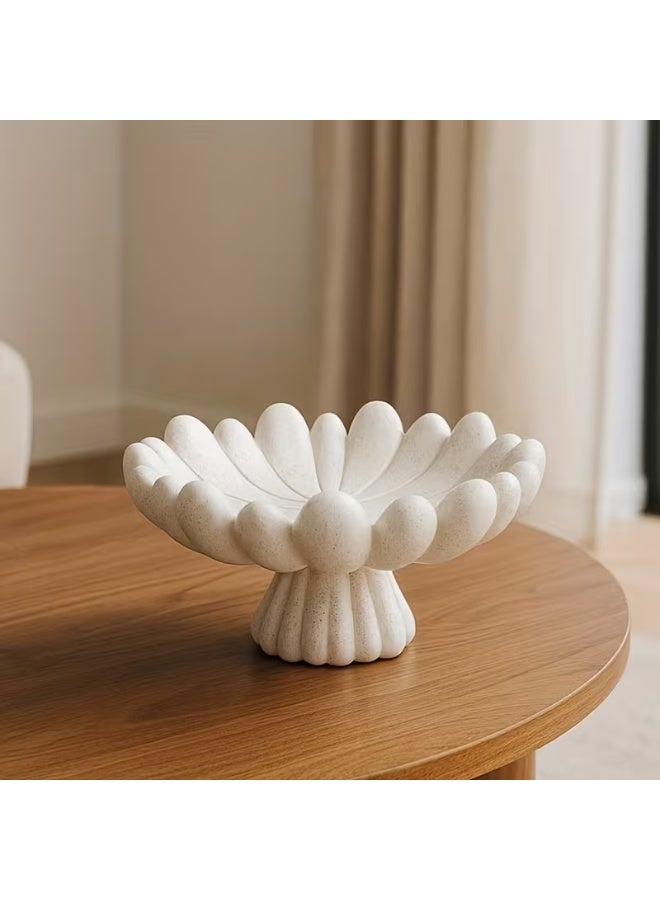 erorex 1pc Elegant Resin Decorative Tray with Floral Design - Classic Style, No Electricity Needed, Durable Tabletop Display for Living Room & Bedroom Decor, Perfect for Home Decor, Gift Giver, or Home Accent (Non-Food Contact) - Image 5