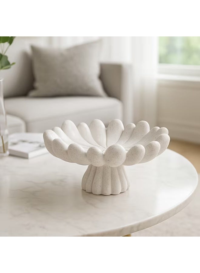 erorex 1pc Elegant Resin Decorative Tray with Floral Design - Classic Style, No Electricity Needed, Durable Tabletop Display for Living Room & Bedroom Decor, Perfect for Home Decor, Gift Giver, or Home Accent (Non-Food Contact) - Image 4