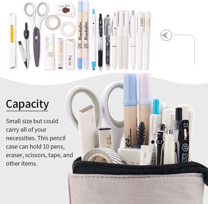 EASTHILL Big Capacity Pencil Pen Case Pouch Box Organizer Large Storage for Bullet Journal - Image 3