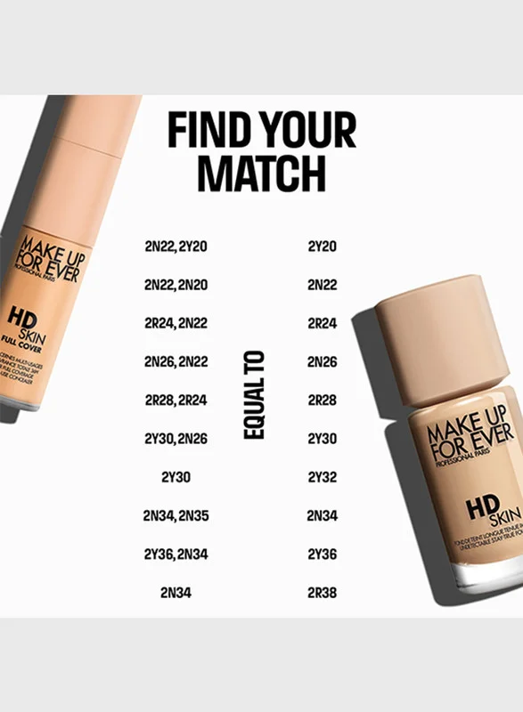 Make Up For Ever  HD Skin Full Cover Concealer  - 2Y20 for Women | Best Price UAE