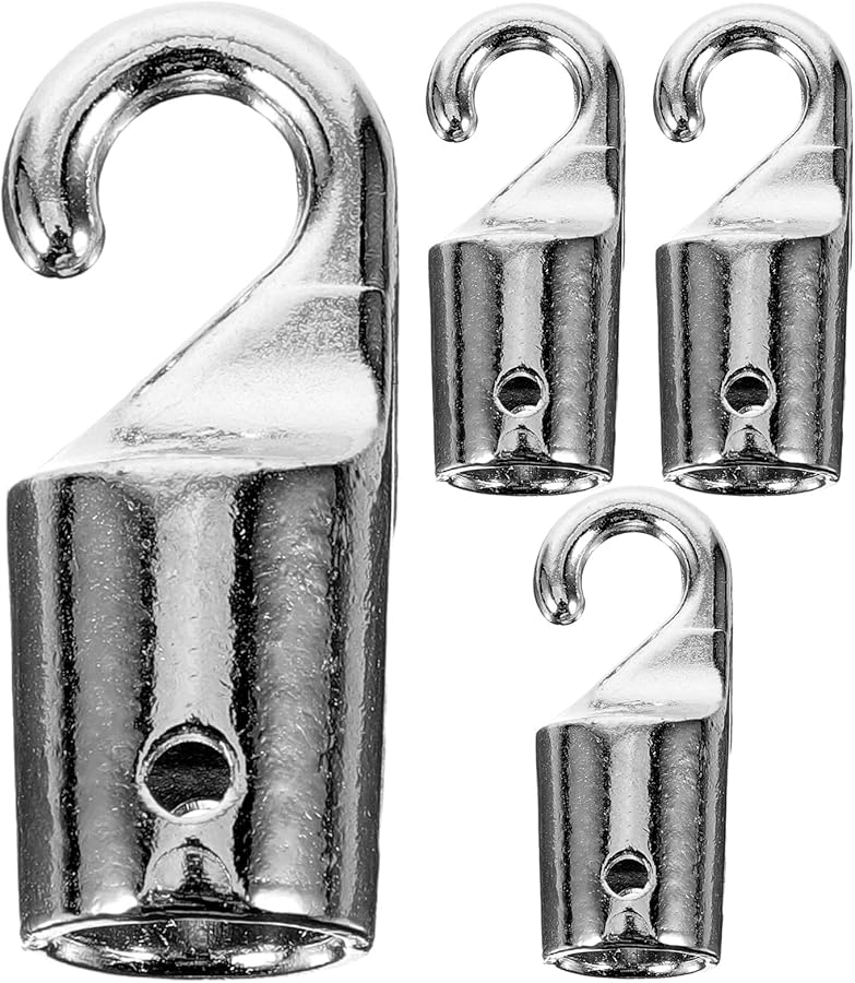 Blind Wand Hook Replacement 4PCS 3x1cm As Shown Color Curtain Accessories - Image 2