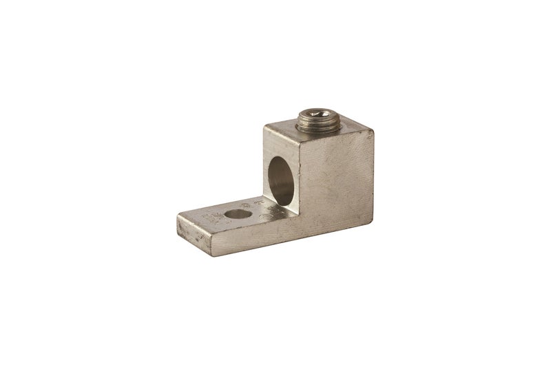 NSI 500T Dual Rated Mechanical Single Lug, 500MCM-4AWG Wire Range, 0.41" Mounting Hole, 1.2" Width, 1.41" Height, 2.75" Length - Image 2