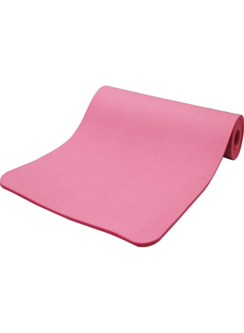 Generic Extra Thick NBR Yoga Mat for Comfort & Support Pink 183x61x1cm - Image 5