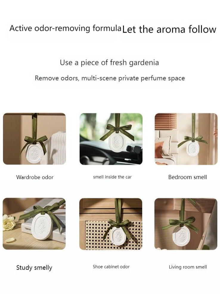 Generic Vehicle-mounted gypsum fragrance sheets, car trunk fragrance sheets, bedroom car interior light fragrance, long-lasting fragrance, high-end accessory hanging items - Image 5