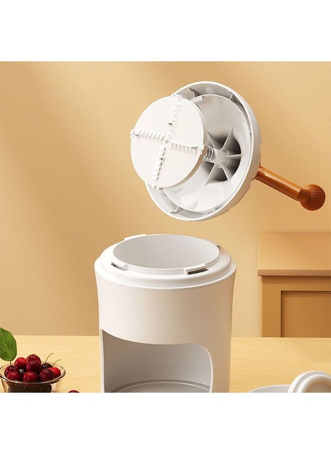 Arabest - Mini Ice Crusher,Portable Ice Crusher,Manual Ice Crusher with Round Ice Mould for Making Ice Cream/Snow Slush and Other Interesting Ice Drinks - Image 1