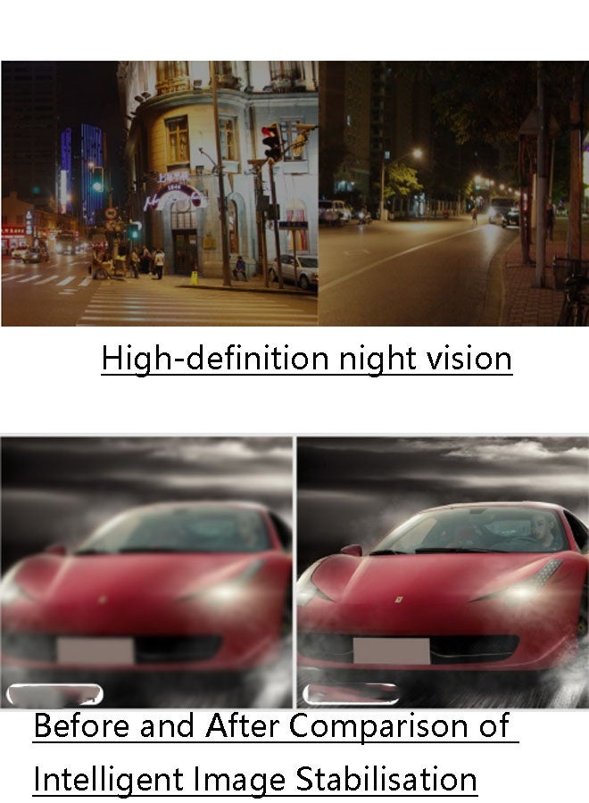 Neutral Dashcam with front-facing 1080p camera, wide-angle night vision | G-sensor and loop recording | Can be used as an action camera | Multi-language support (Black) - Image 3